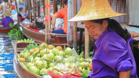 Damnoen Saduak Floating Market Tour Bangkok Half day Tour