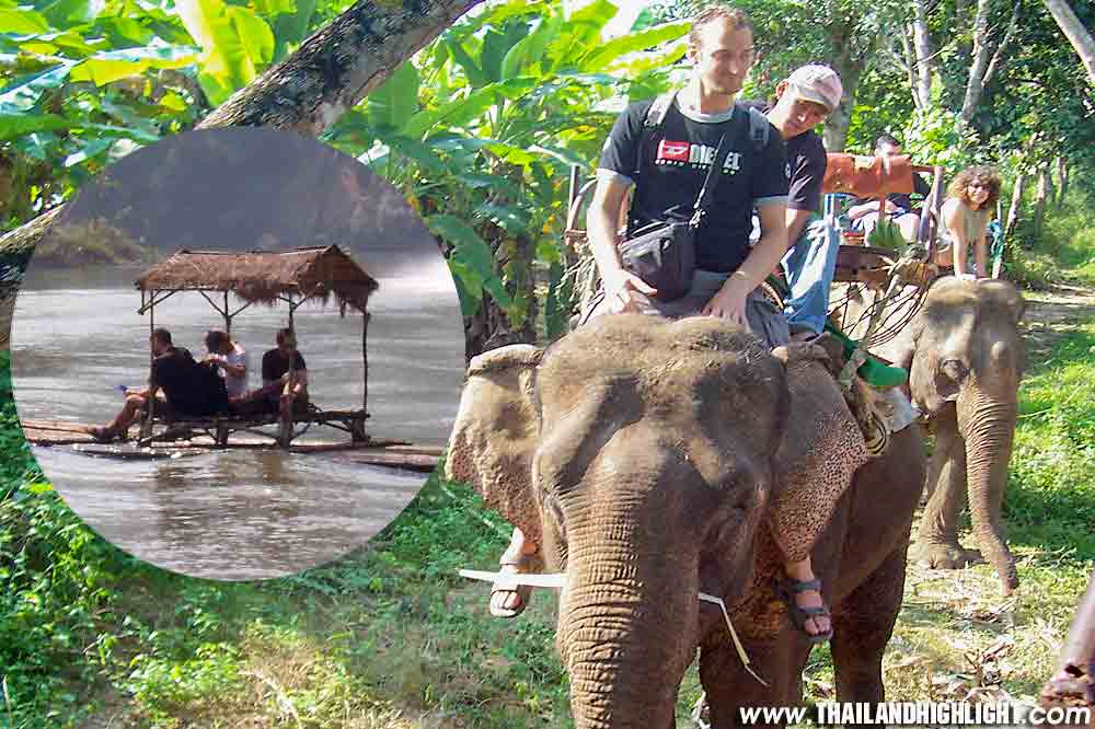 River Kwai Elephant Ride Tour & Rafting Day Tour