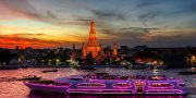 Wonderful Pearl Cruise luxury dinner cruise with live music & show in Bangkok Wonderful Pearl Cruise booking price discount promotion