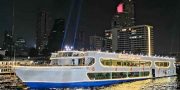 Bangkok night cruise with dinner on Meridian Alangka Cruise Bangkok,offer discount price promotion lower cost ticket booking & reservation,dinning reviews