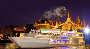Where to celebrate new year's eve in Bangkok,Thaialnd.Countdown & New Year Eve Bangkok 2021 Chao Phraya Princess Cruise, Ticket Reservation Booking Online