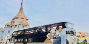 Experience sightseeing bus tours by Thai bus food tour 4 time per day,Bangkok night tour bus and day tour with travel to landmark, Booking Price Promotion