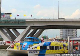 Go to Ayutthaya from Bangkok by Boat Chaophraya River Air conditioned Boat to Summer palace, travel with Ayutthaya Tour from Bangkok by Boat - Bus