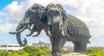 Offer Erawan Museum Bangkok Tickets Price Discount Booking Online with Entrance fee promotion. Visit to largest big 3-headed Erawan Elephant Statue Museum