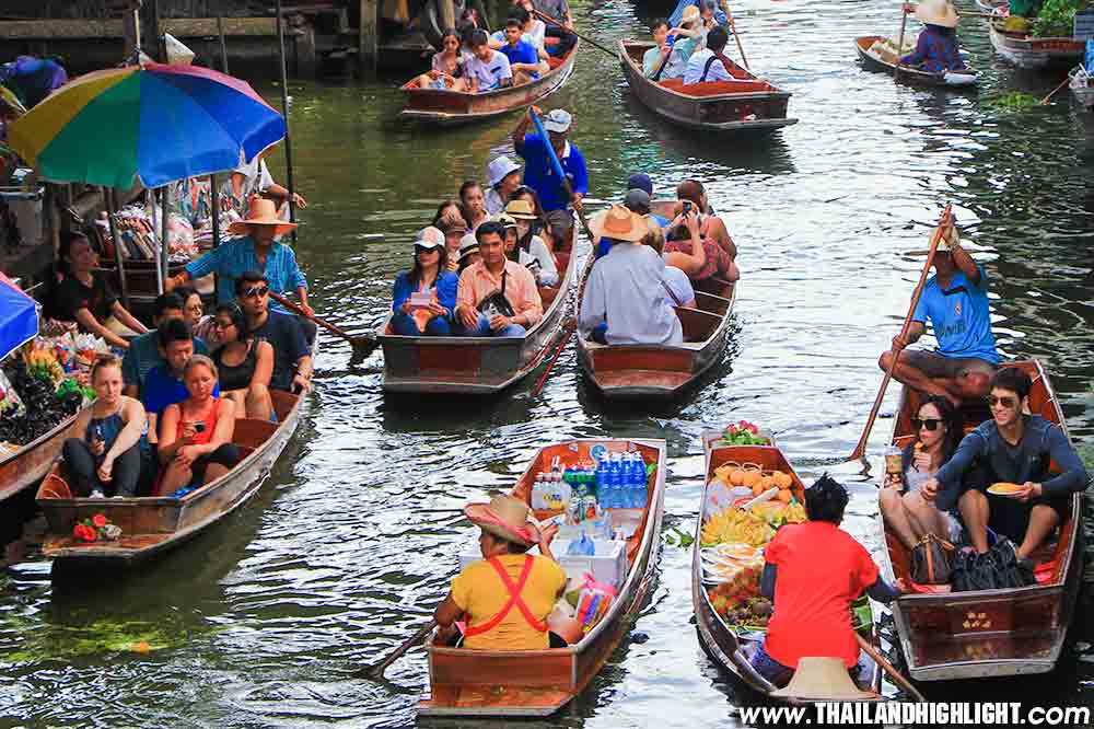 Van Rental Bangkok to Damnoen Saduak Floating Market