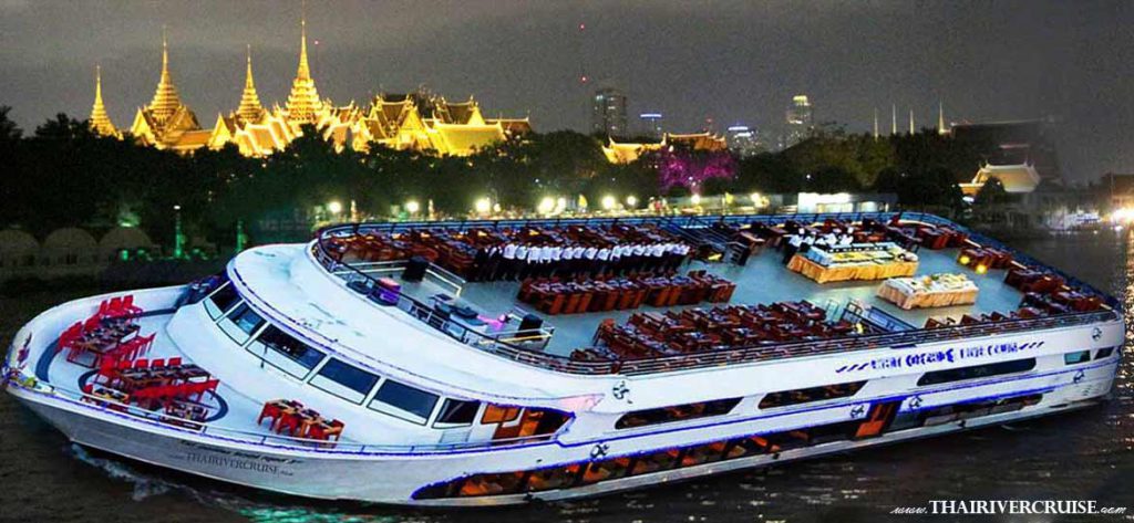 White Orchid River Cruise Dinner Cruise on Chao phraya river Bangkok