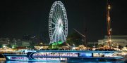 Royal Galaxy Cruise Bangkok luxury dinner cruise on the Chaophraya river Asiatique the Riverfront halal dinner cruise Bangkok Ticket discount price booking