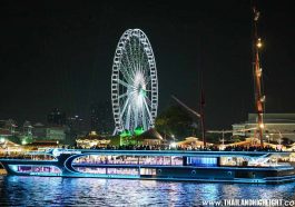 Royal Galaxy Cruise Bangkok luxury dinner cruise on the Chaophraya river Asiatique the Riverfront halal dinner cruise Bangkok Ticket discount price booking