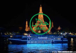 Cruise serve halal food Bangok Muslim friendly restaurant Halal dinner Bangkok Royal Princess Cruise Chaophraya river dinner cruise with Halal food