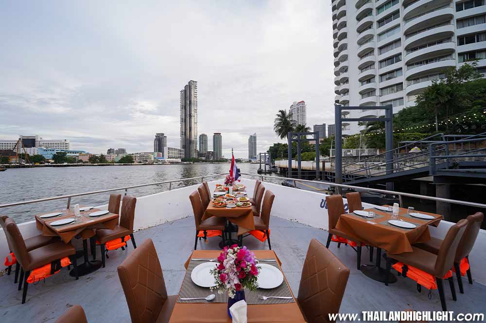 Meridian Cruise 2 Bangkok Sunset Cruise Offer ticket booking to Meridian cruise sunset dinner cruise Bangkok price discount 650฿ cost promotion including buffet menu more reviews