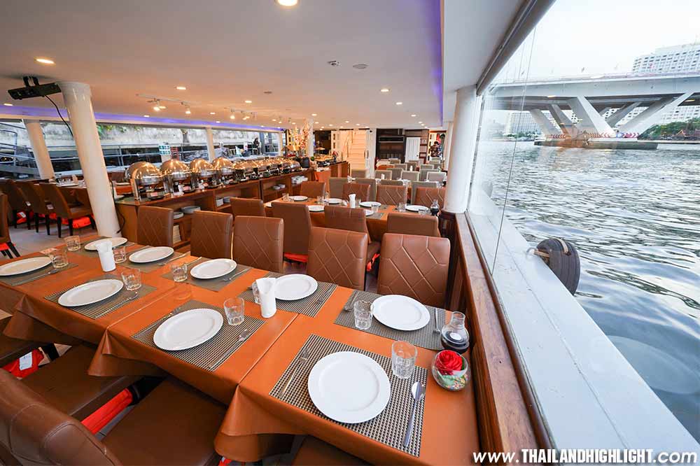 Meridian Cruise 2 Bangkok Sunset Cruise Offer ticket booking to Meridian cruise sunset dinner cruise Bangkok price discount 650฿ cost promotion including buffet menu more reviews