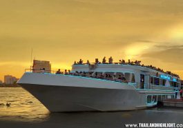 Royal Princess Cruise Bangkok Sunset Dinner Cruise Price 799฿ Offer large rooftop sunset cruise Royal princess cruise Bangkok sunset dinner cruise 799฿ ticket discount promotion cost booking reservation