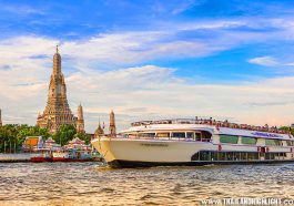 White Orchid River Cruise Sunset Cruise Price 699฿ Discount. Chaophraya river twilight cruise Bangkok ticket discount White Orchid River Cruise sunset cruise price 699฿ discount ticket promotion booking