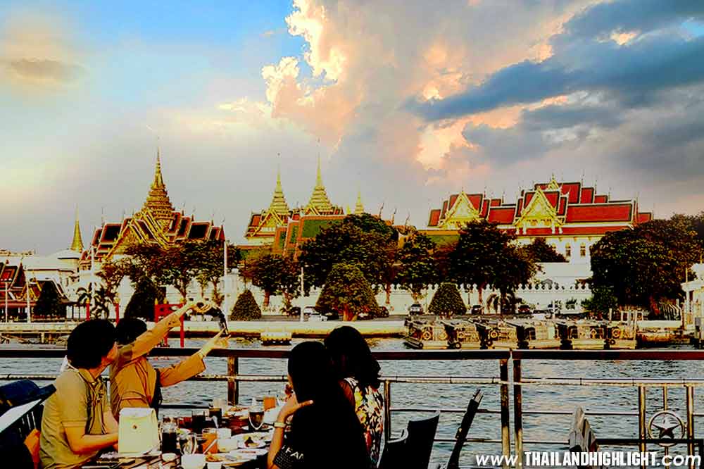 White Orchid River Cruise Sunset Cruise Price 699฿ Discount. Chaophraya river twilight cruise Bangkok ticket discount White Orchid River Cruise sunset cruise price 699฿ discount ticket promotion booking